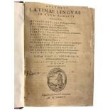 Gothofredus Dionysius, Auctores Latinae linguae in unum redacti corpus. M. Terentius Varro De