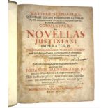 Stephani Mathias, Matthiæ Stephani [...] Commentarius in novellas constitutiones Justiniani