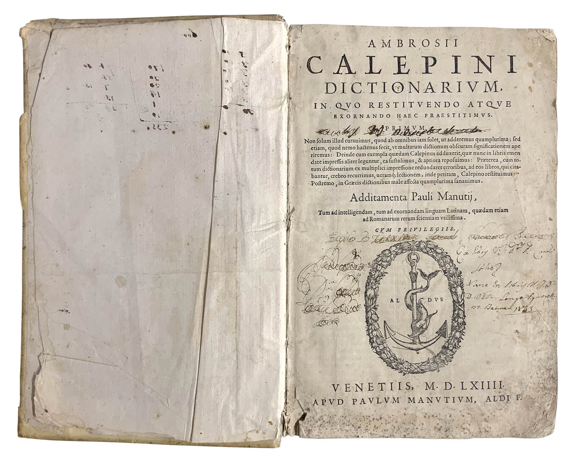 Ambrogio Calepino, Ambrosii Calepini Dictionarium. In quo returning atque exornando haec