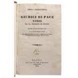 Henrion de Pansey, of the jurisdiction of the justices of the peace. First Italian version on the