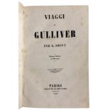 Swift Gionatan, Viaggi di Gulliver. Illustrated edition of 400 egravings. Paris, Paulin et le