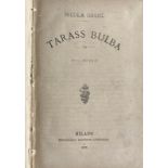 Gogol Nicola, Tarass Bulba. From Russian. Milan, Tipografia Editrice Lombarda, 1877. In 16th. Half