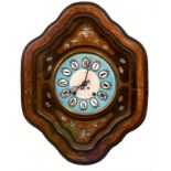 Clock bull's-eye. XX Century, France. porcelain dial, Roman numerals and mother of pearl
