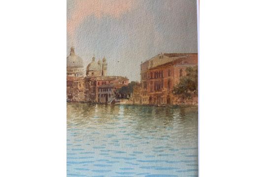 Andrea Biondetti (1851-1946). Grand Canal of Venice - Image 5 of 6