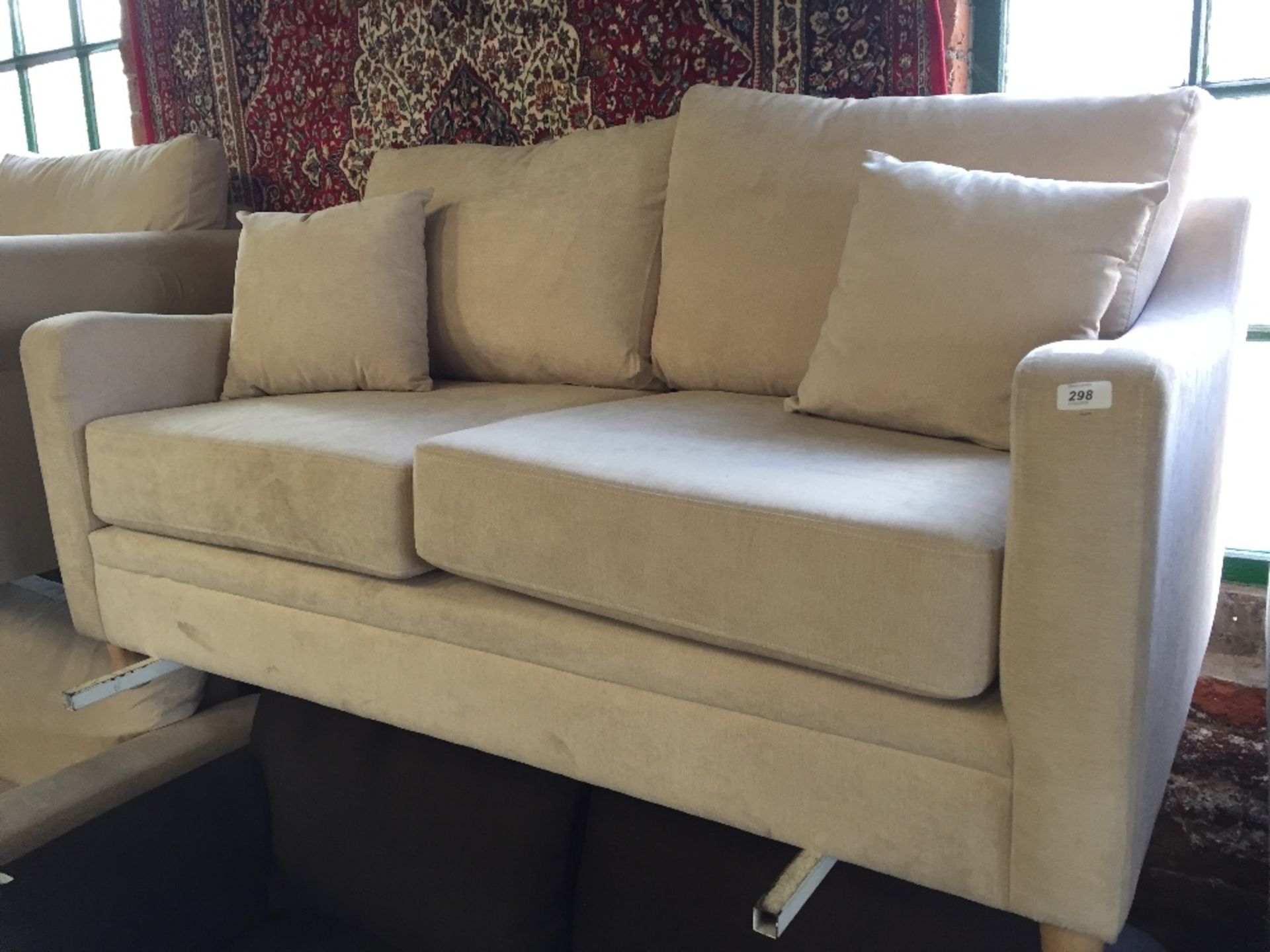 NEWBURYGRACELAND BEIGE 2 SEATER SOFA