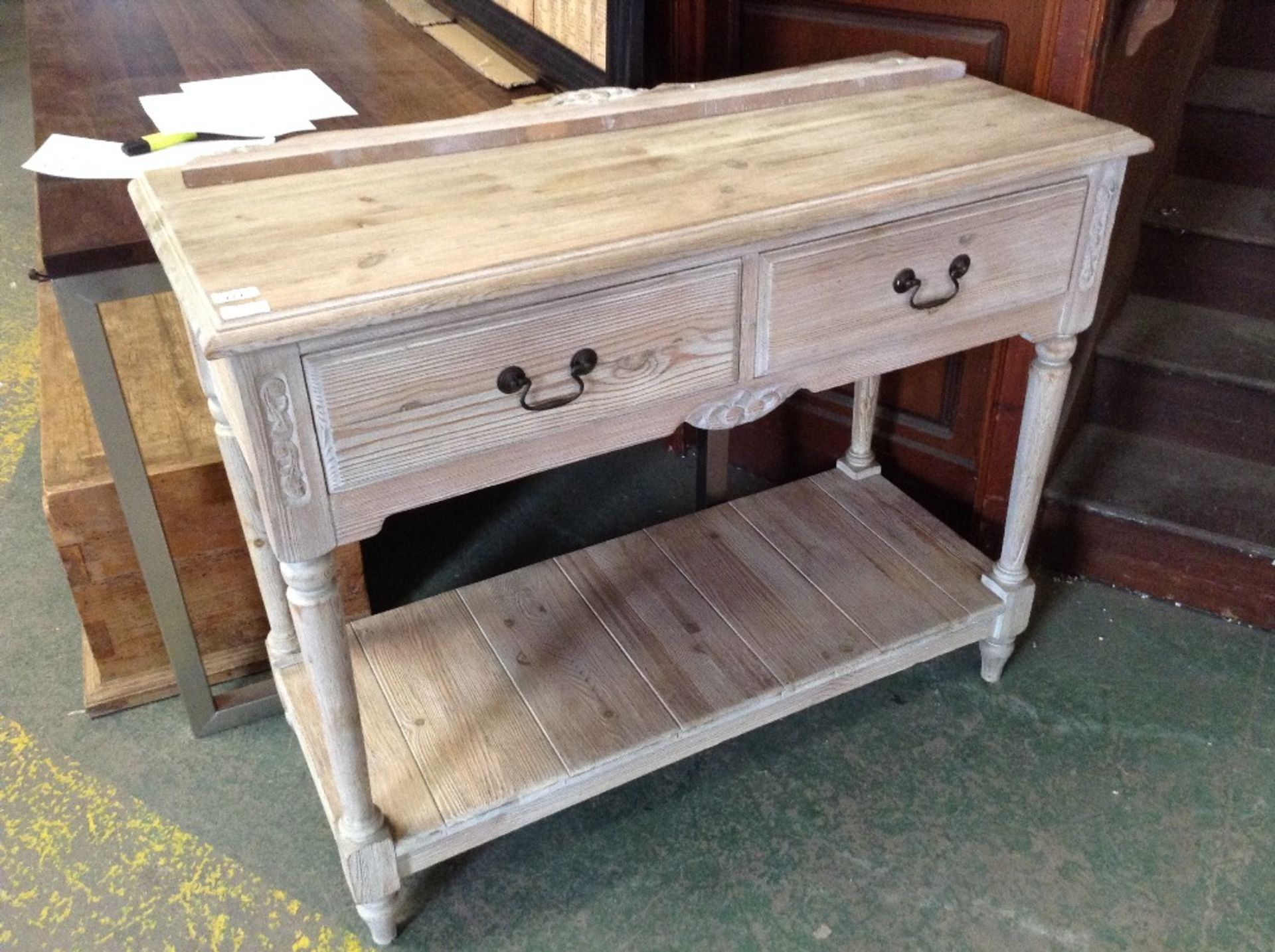 PINE CONSOLE TABLE