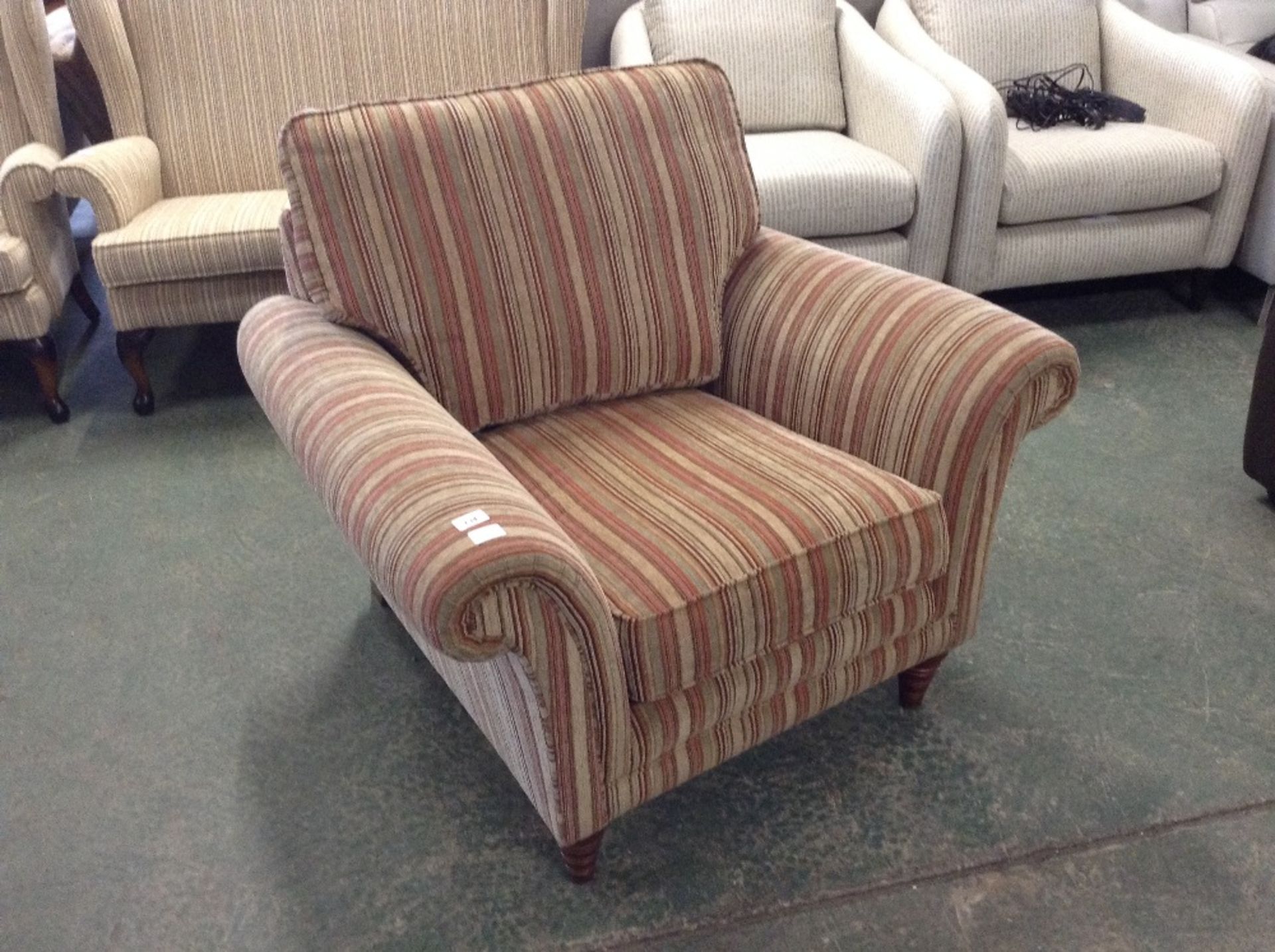 MULTI COLOURED STRIPED CHAIR (TROO1648-WOO467575)