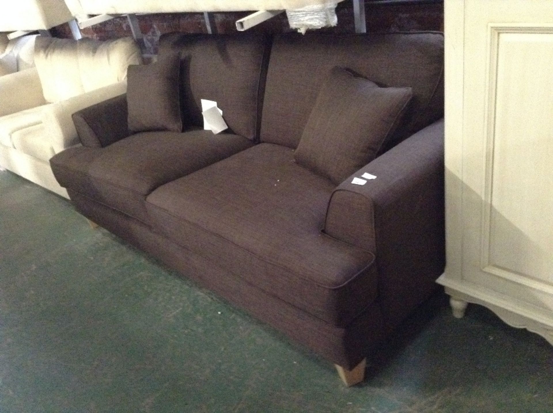 HAMPSTED CHARLES BROWN 3 SEATER SOFA
