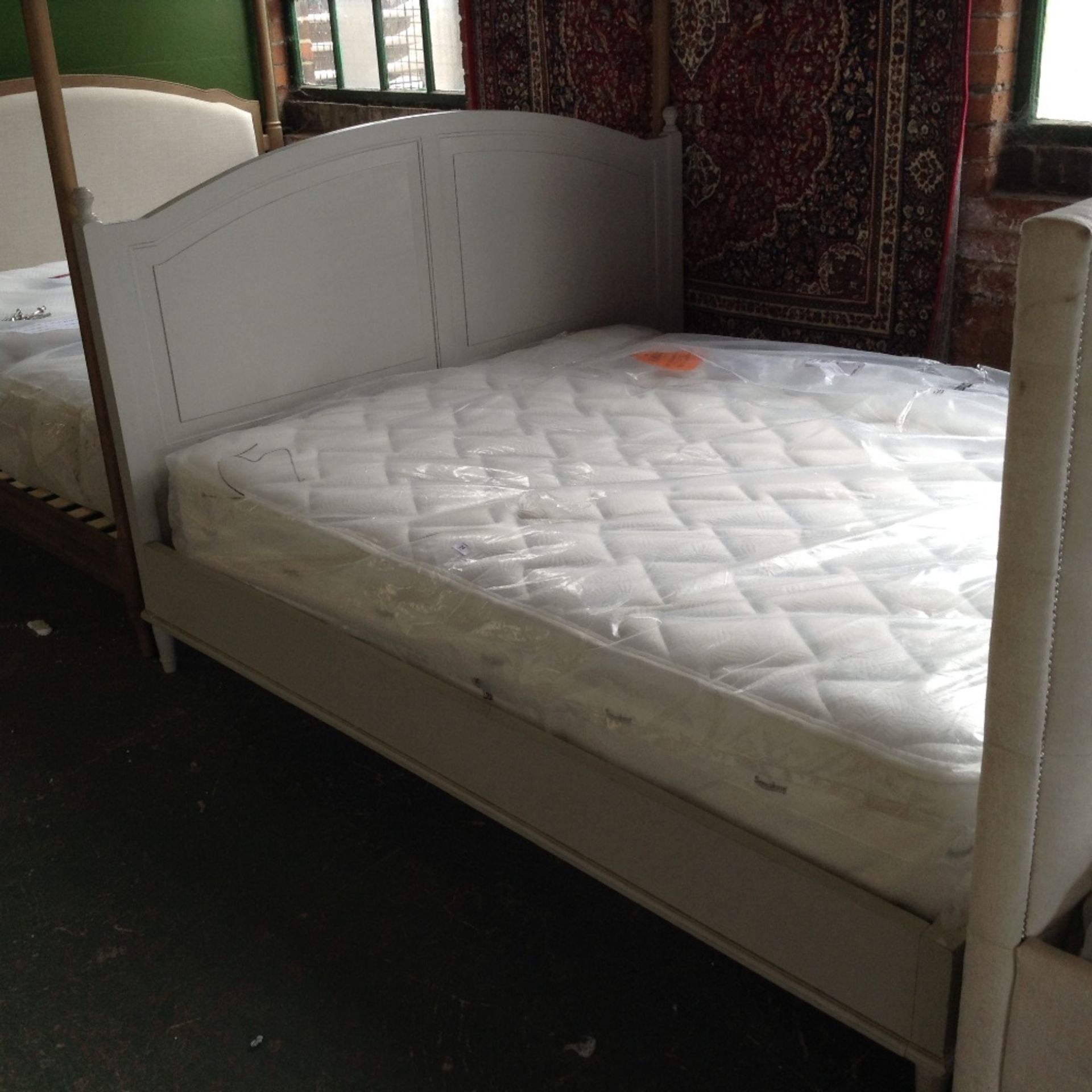 HAND MADE PAINTED 6 FT BED FRAME