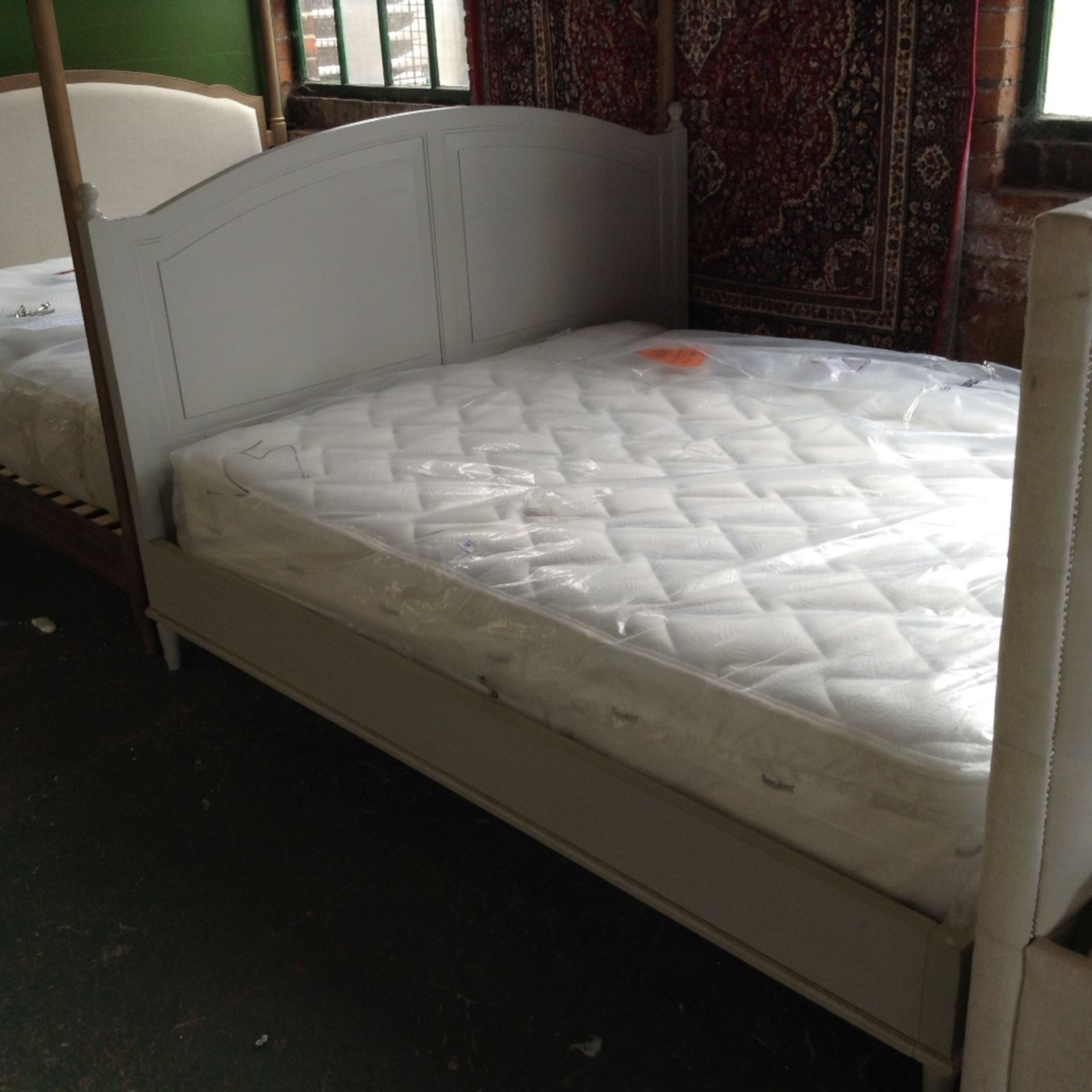 HAND MADE PAINTED 6 FT BED FRAME