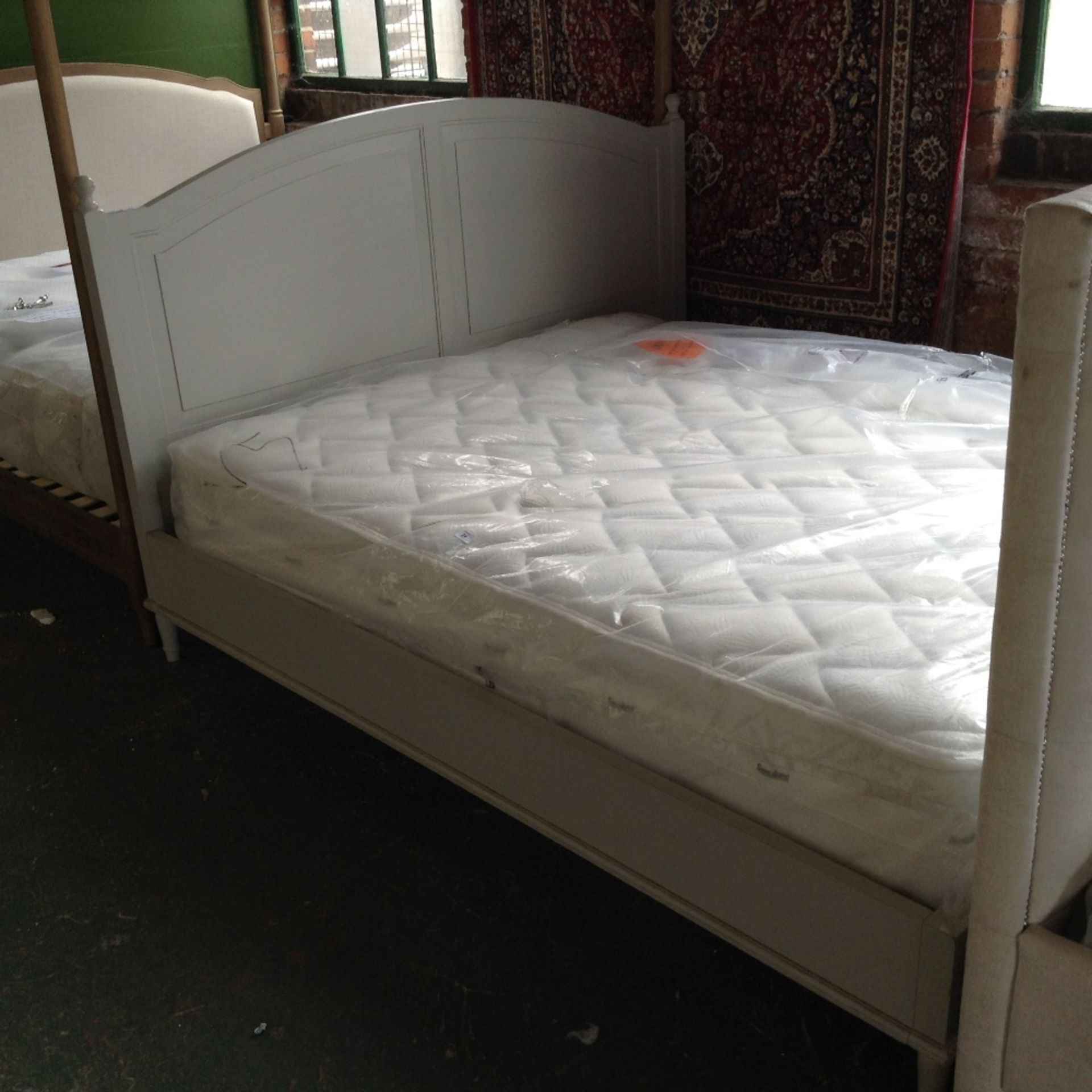 HAND MADE PAINTED 6 FT BED FRAME