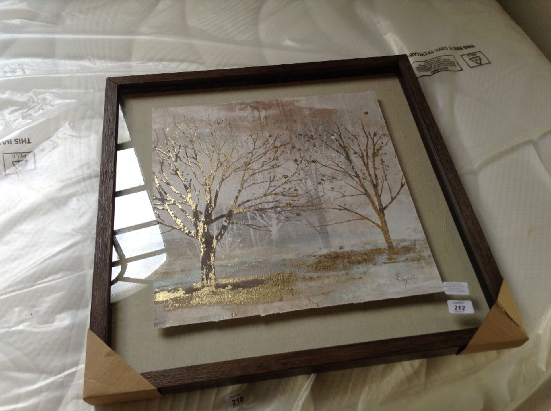 George Oliver 'Morning Mist II' Framed Graphic Art