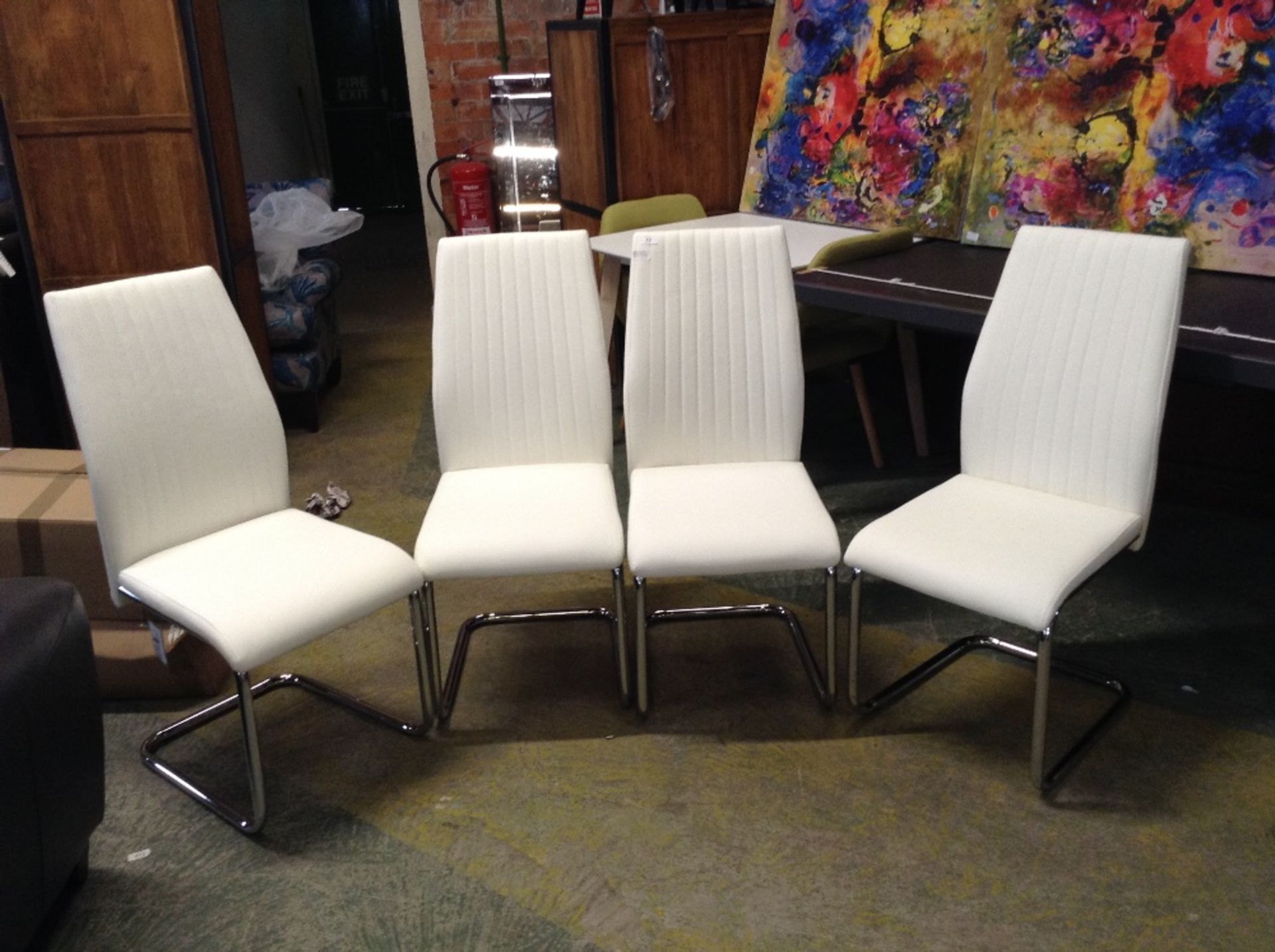 Home Etc Upholstered Dining Chair x4 ( - 12545/10)