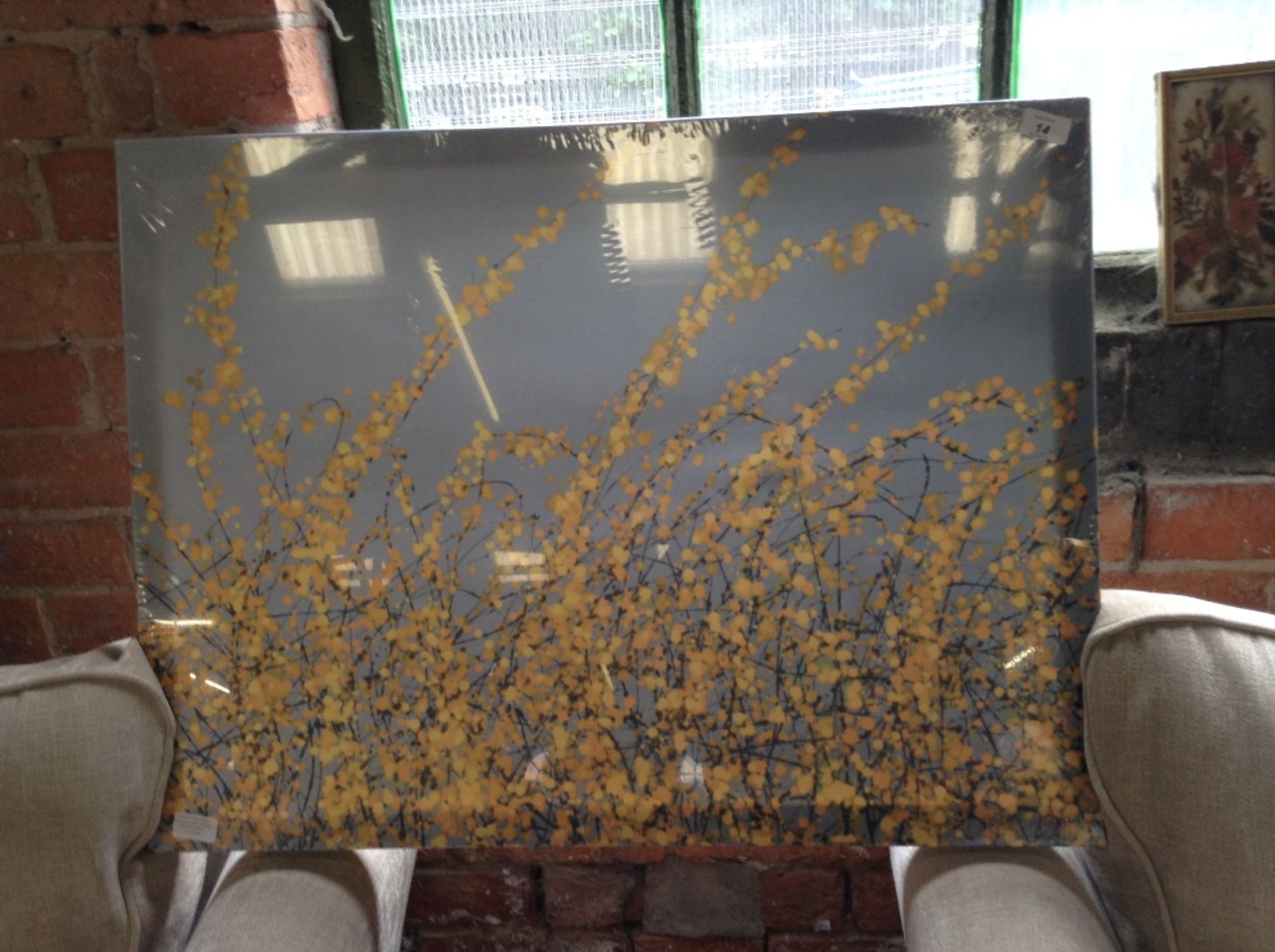 East Urban Home 'Yellow Blossom' Painting Print (APET3401 - 12131/29)