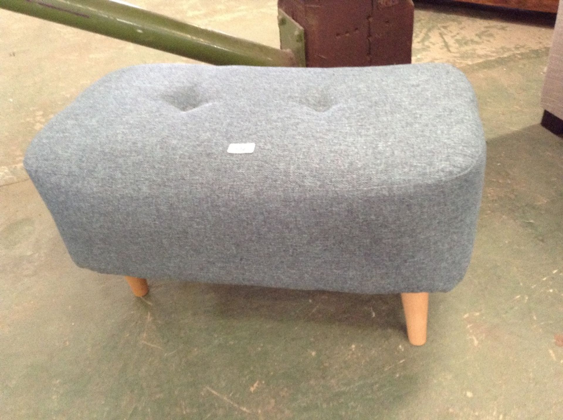 TEAL FOOTSTOOL