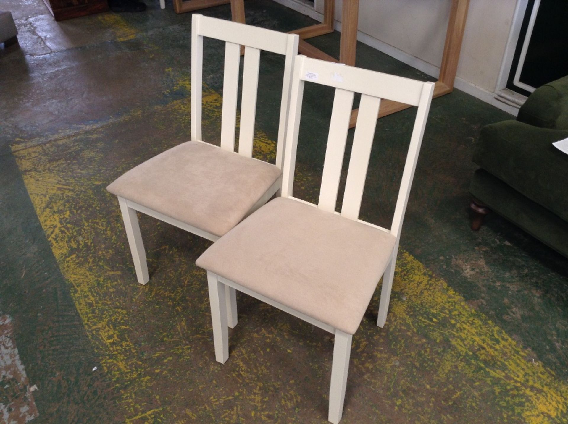 August Grove Brookvale Solid Wood Dining Chair x2(