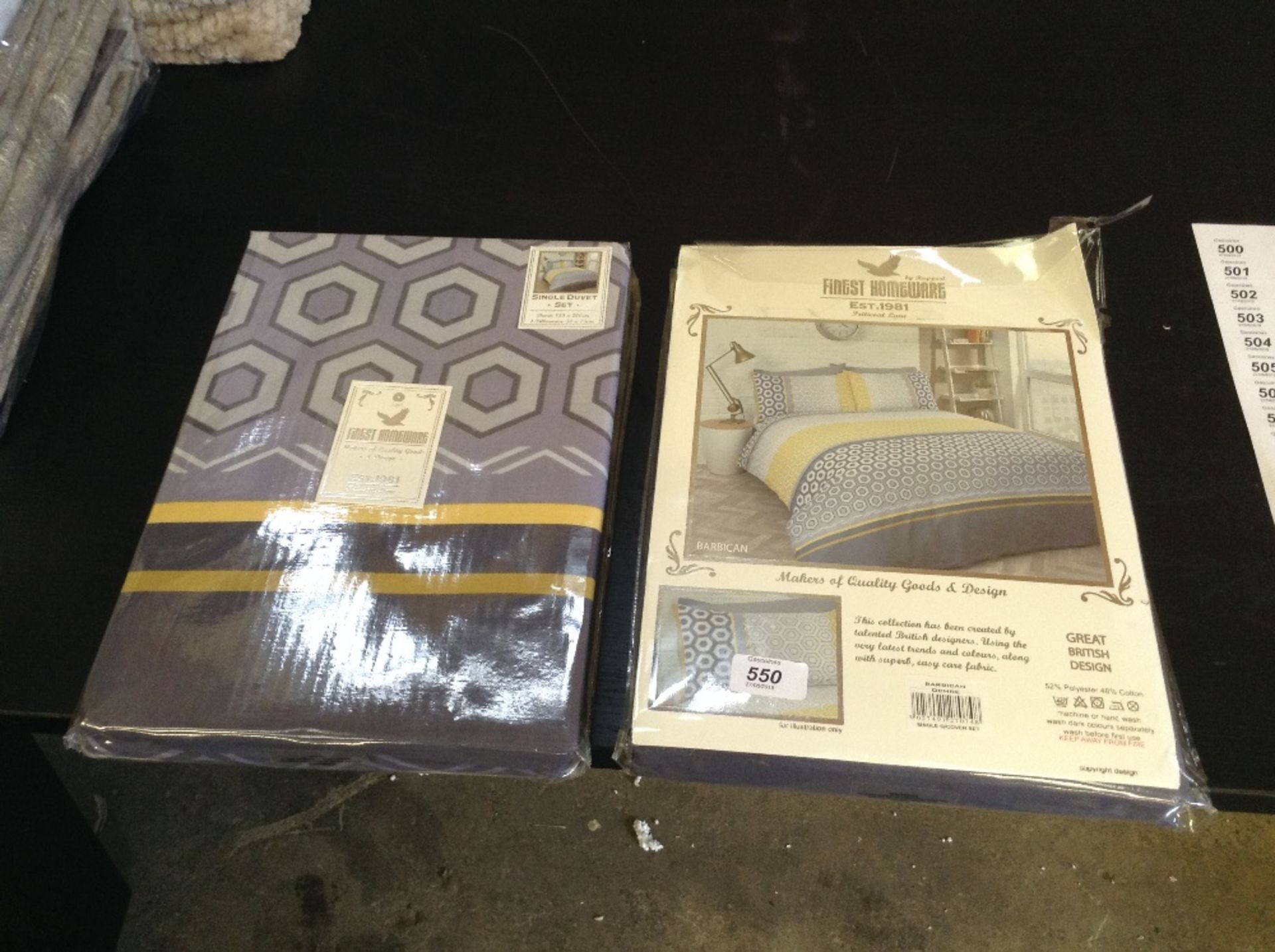 2 X DOUBLE DUVET CORVERS (QVP2101 - 10945/10)