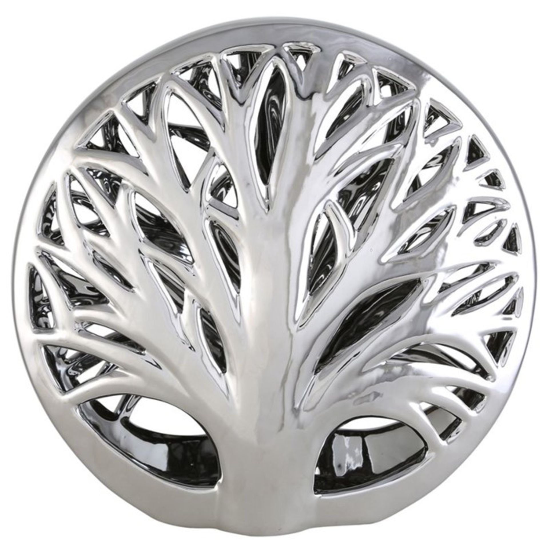 Metro Lane Griffin Tree of Life Decoration Sculpture IN SILVER (BRBE1640 - 13103/3) 6F