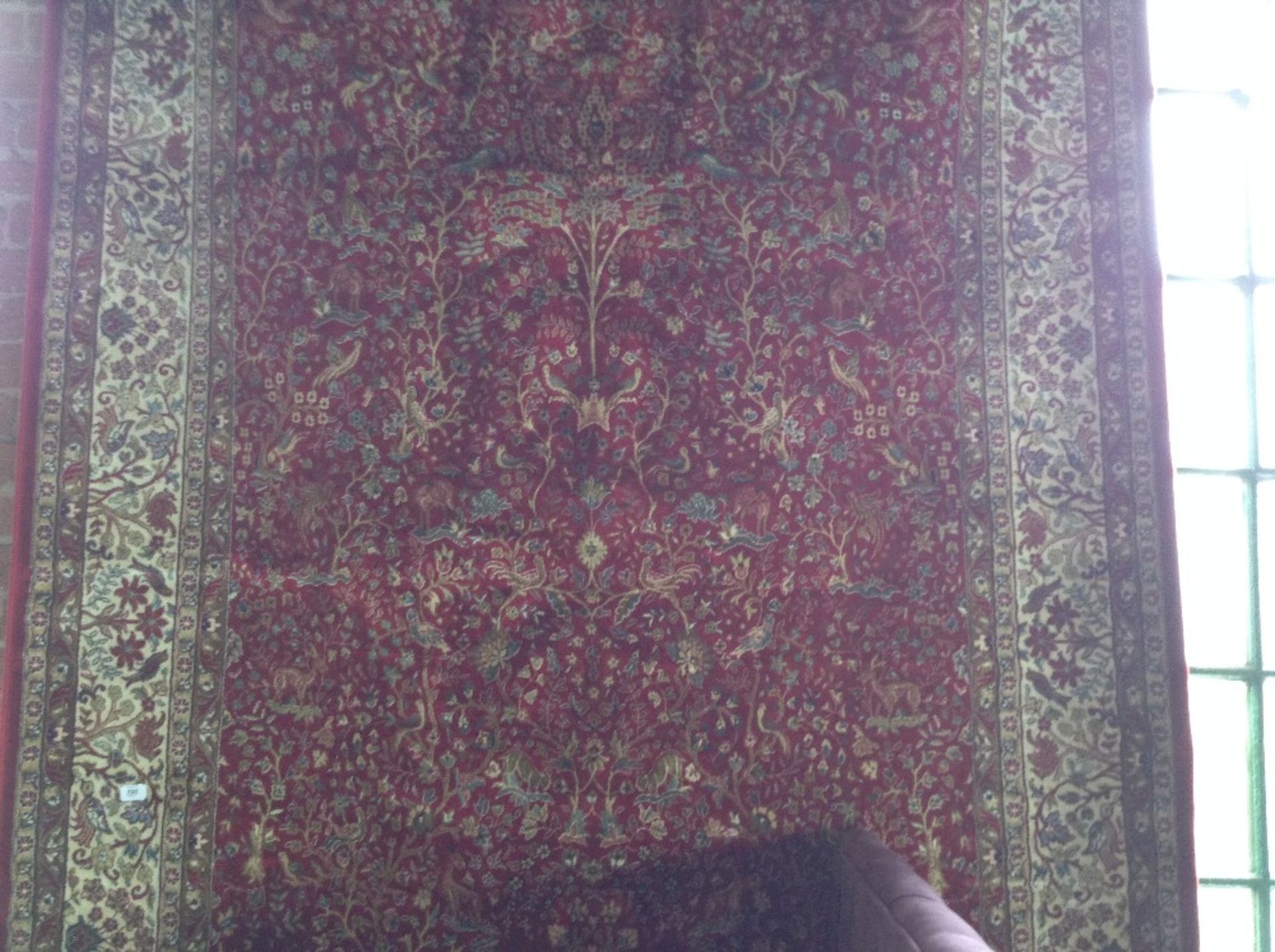 RED KASHMIR RUG