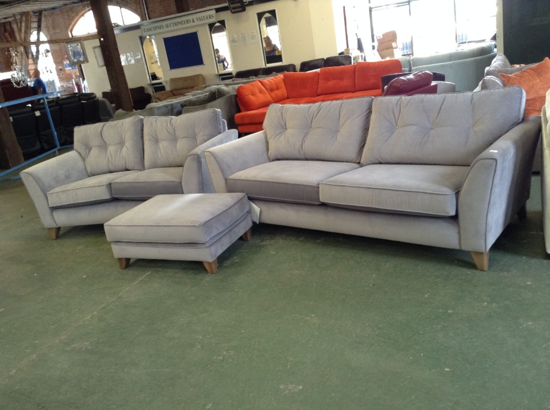 melody GREY 4 SEATER SOFA 2 SEATER SOFA AND BRIONY