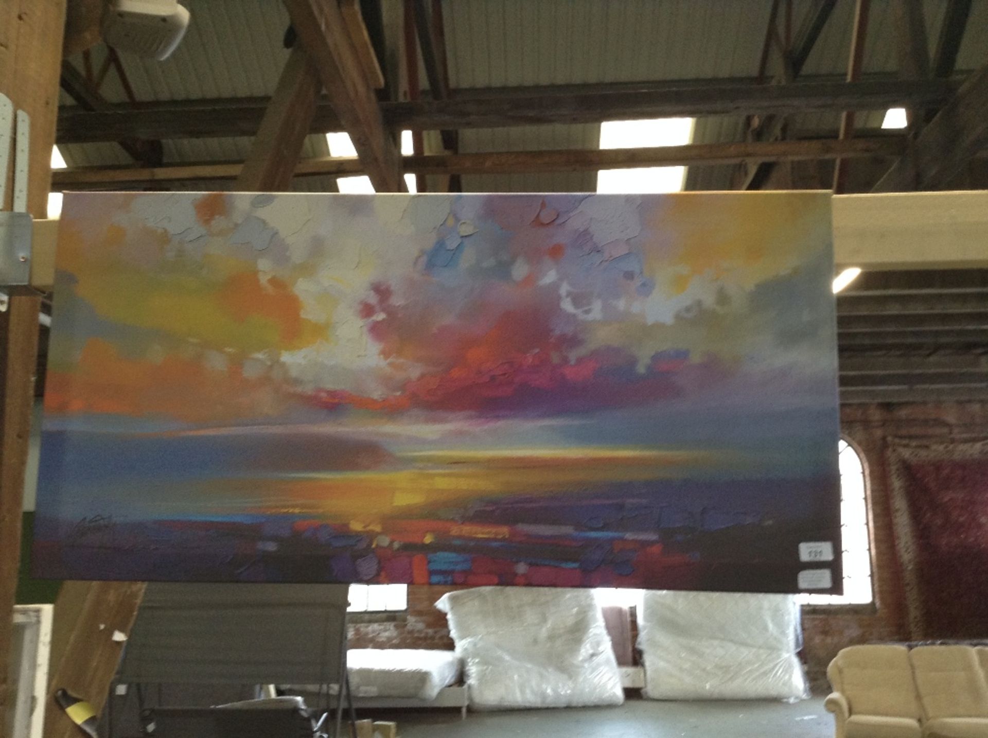 East Urban Home 'Uig Clouds' Painting Print (APET3809 - 9823/39)