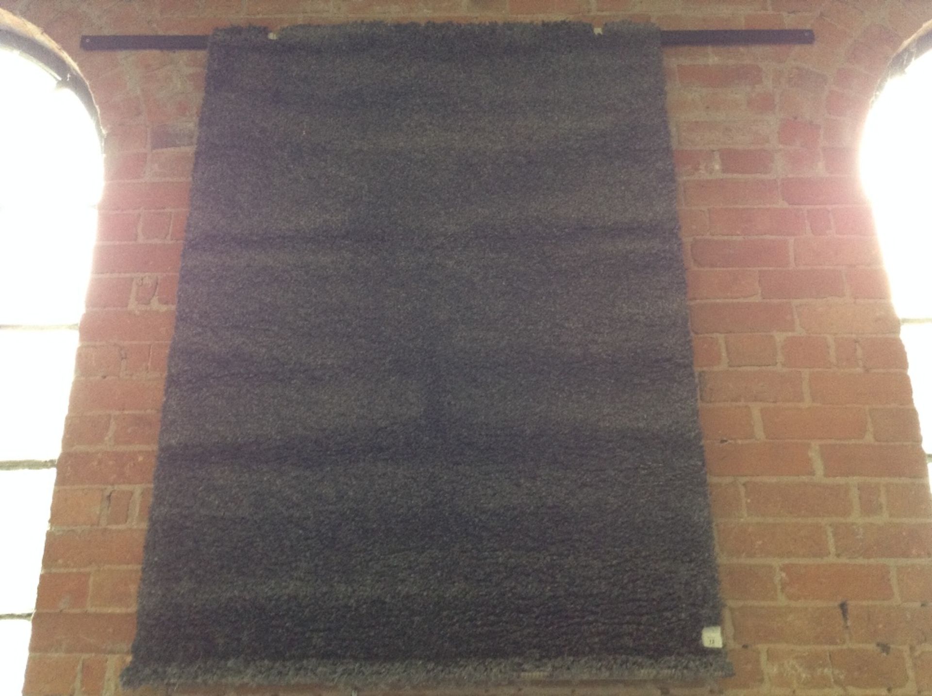 Longweave Dadzie Dark Grey Shaggy Rug (BRBA8500 - 11990/41)