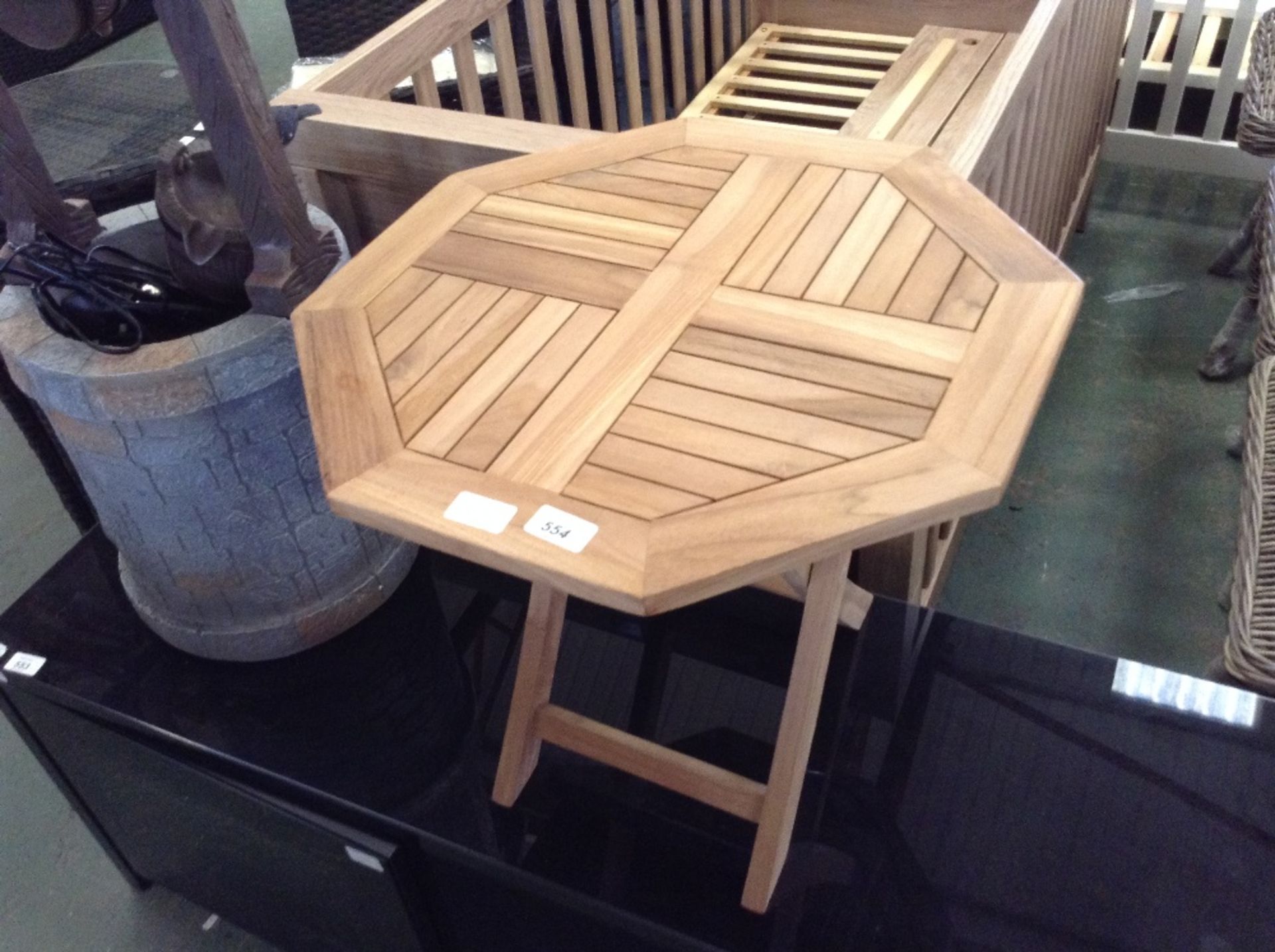 Sol 72 Outdoor Liskeard Folding Teak Side Table (M