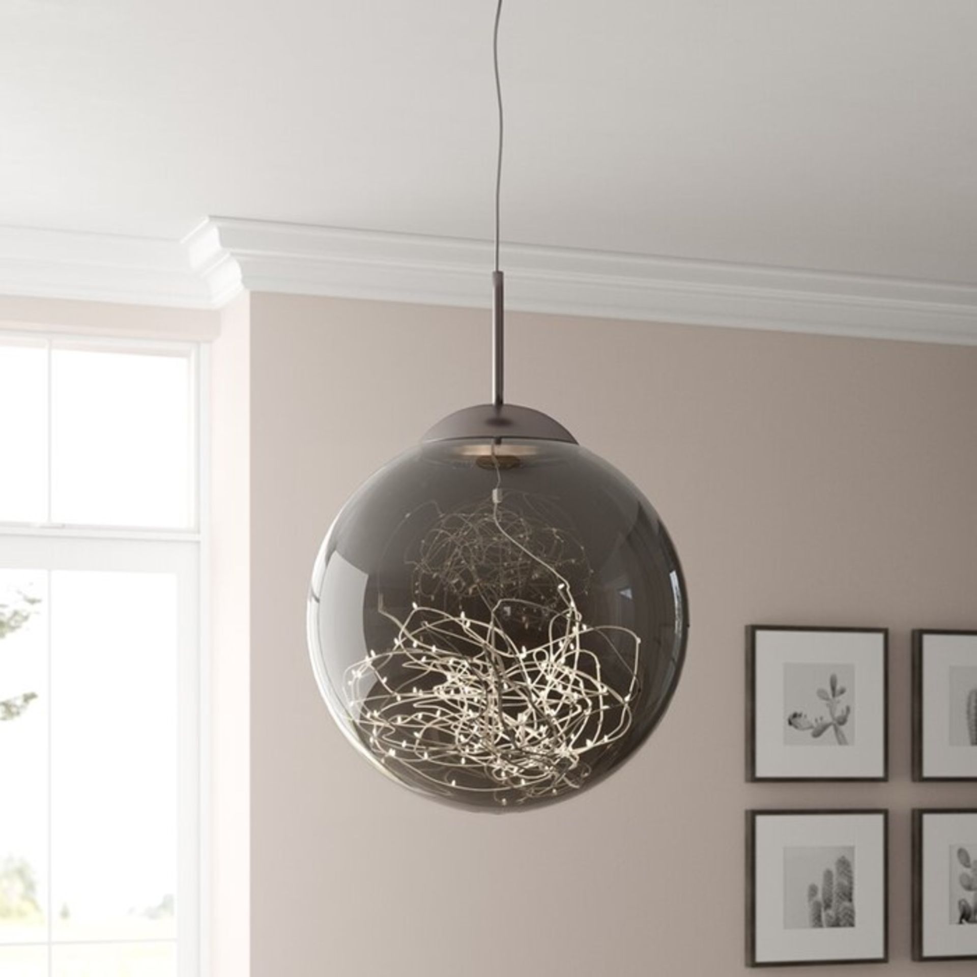 Home Loft Concept Lights 1-Light LED Globe Pendant (HVO14527 - 13381/37) 6/E