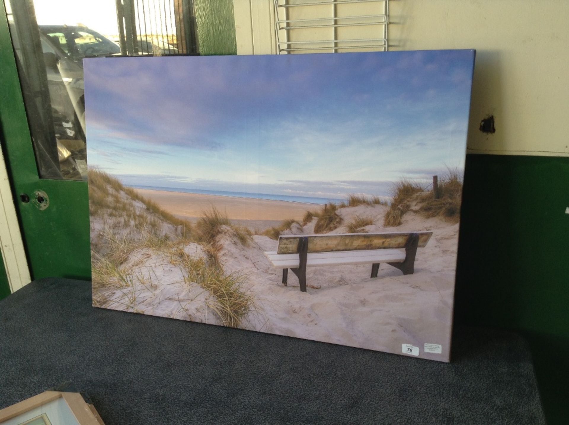 Home Loft Concept Yoga on the Beach Wall Art on Canvas (HECO5022 - 13340/30)