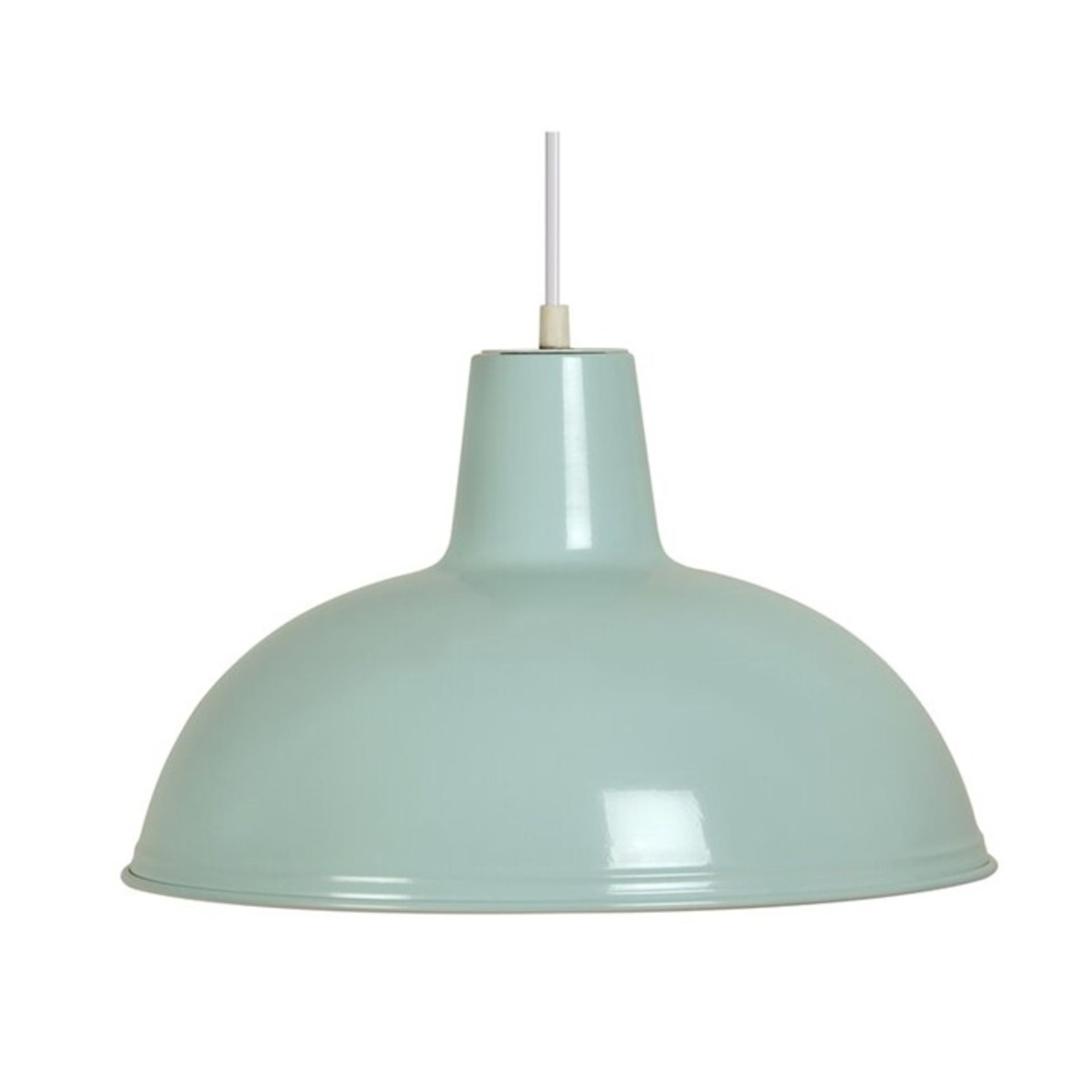 Hazelwood Home Kanya 1-Light Dome Pendant (light green) (HZEL8206 - 14631/25) 7A