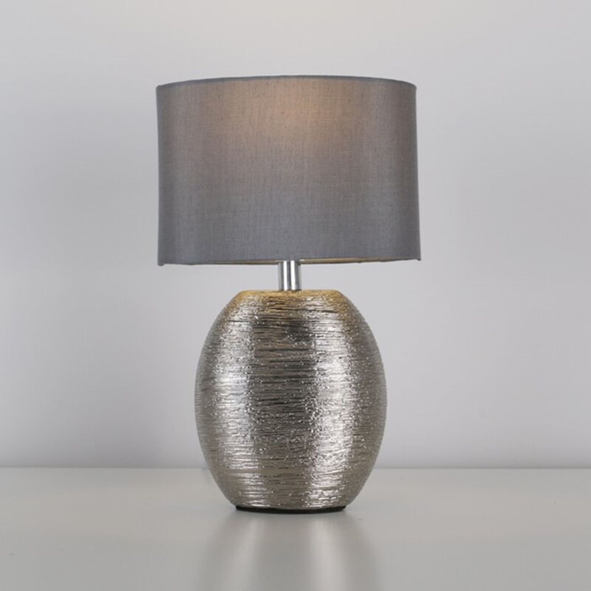 MiniSun Miron 29cm Table Lamp (CHROME) (MSUN4325 - 14747/50) 2D