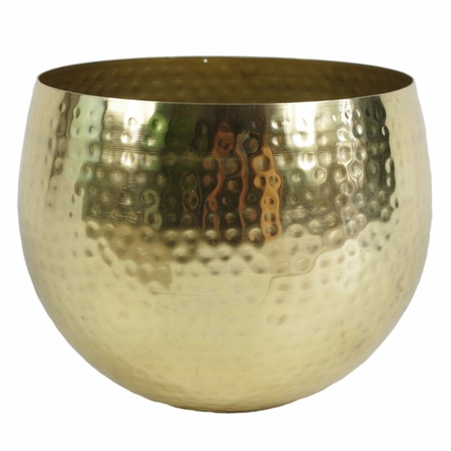 Bay Isle Home Chavers Metal Cachepot (GOLD) (LEAX1008#http://LEAX1008# - 14794/2) 1F