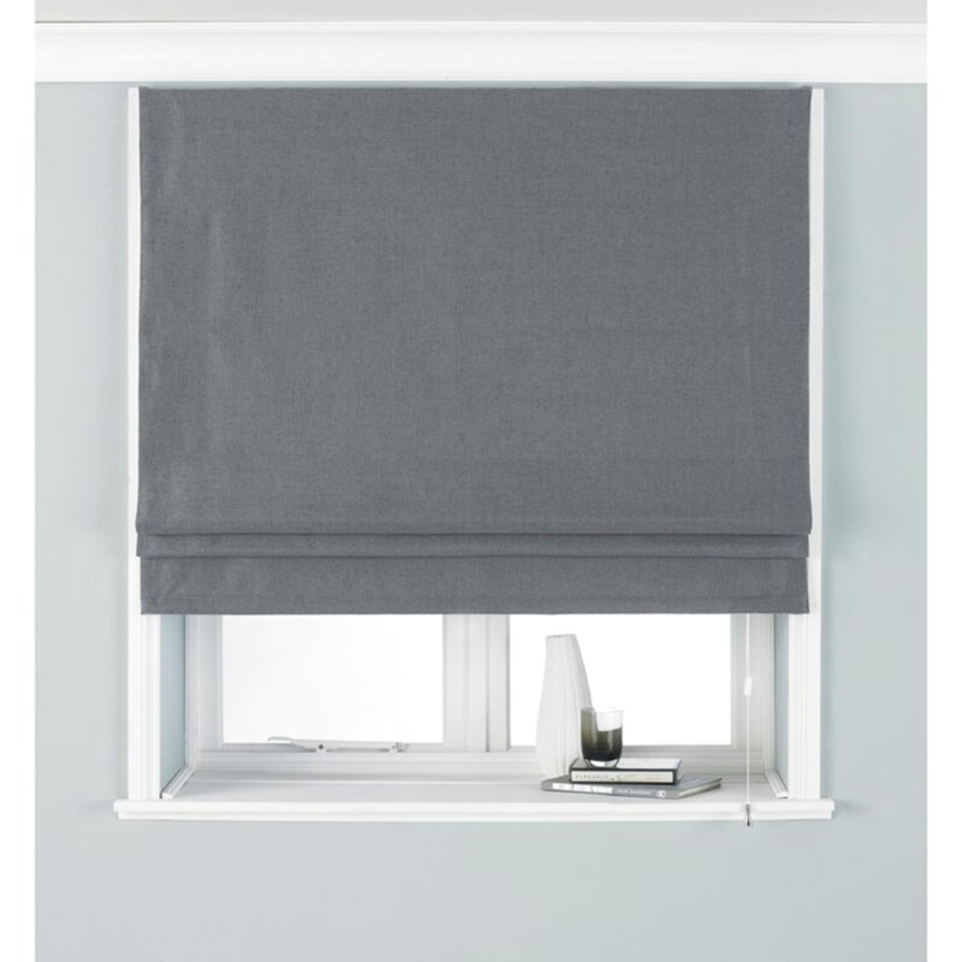 Brambly Cottage Bergevin Blackout Roman Blind (122x137cm)(dark grey) (BYCT1706 - 14634/5) 1J