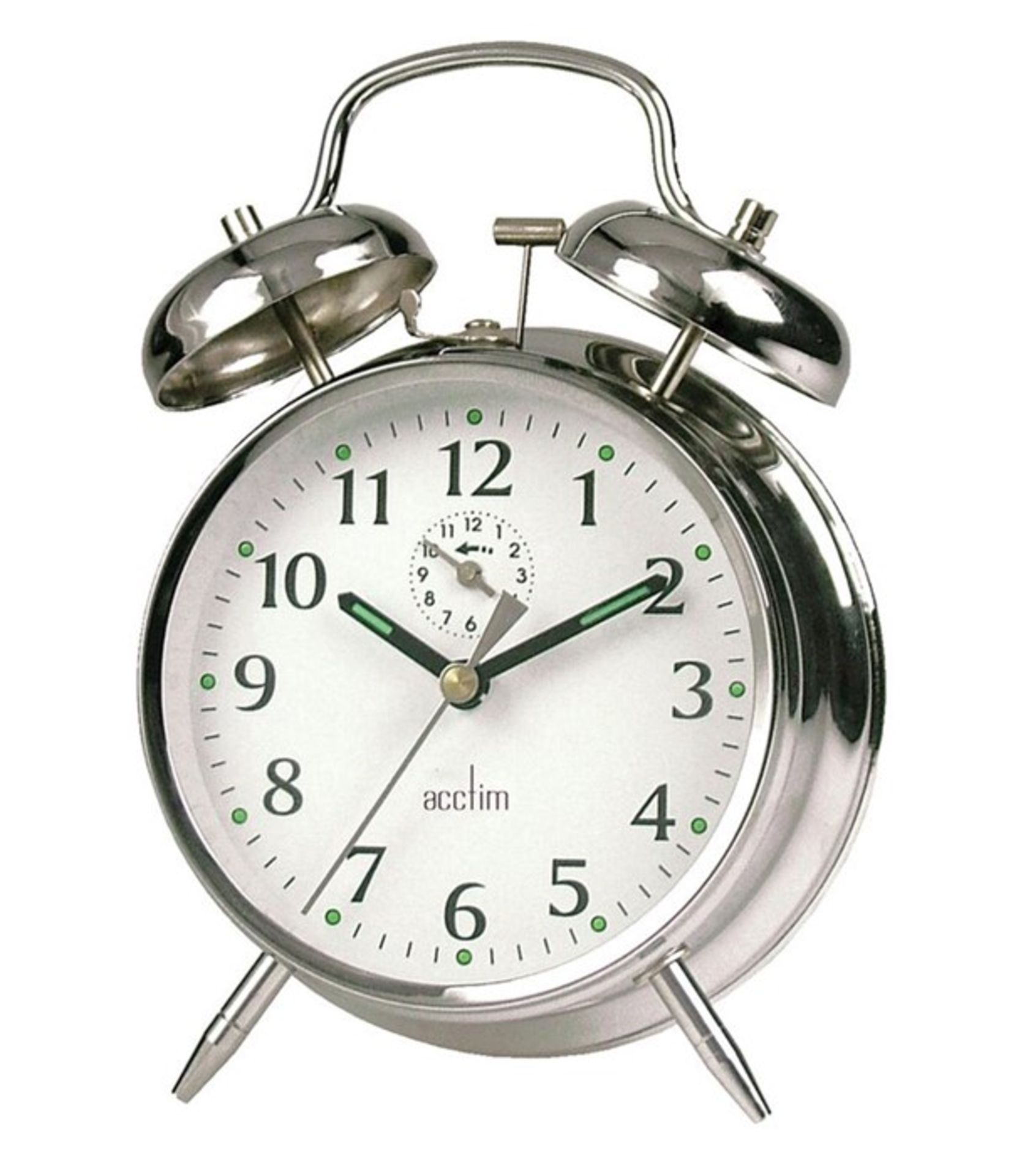 Acctim Saxon Alarm Clock (chrome) (AKTM1003 - 14794/25) 1E