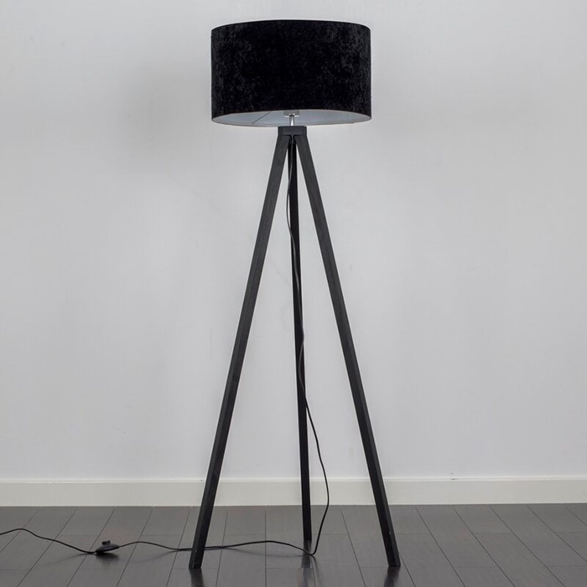 17 Stories Motta 150cm Tripod Floor Lamp (light wood grey shade) (U001029954 - 14634/7) 1J