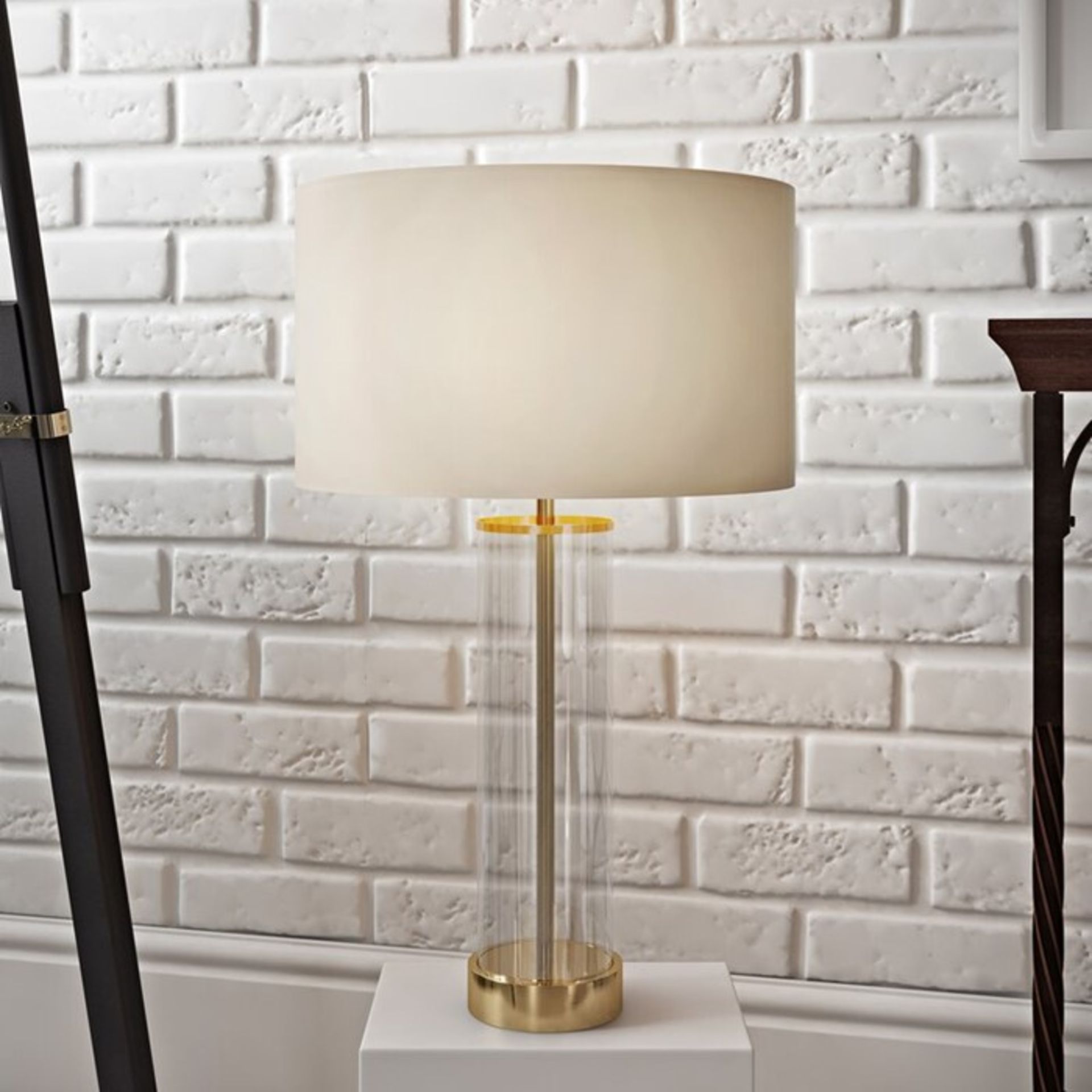 Symple Stuff Lessina 57cm Table Lamp (brushed gold) (UEL4972 - 14764/37) 3A