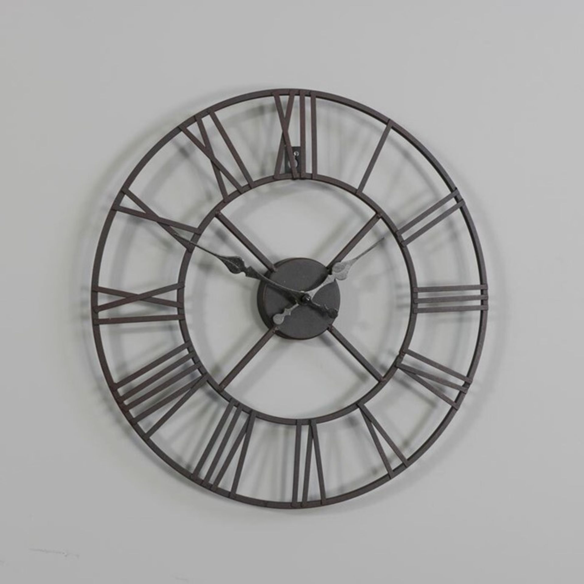 Williston Forge Billerica Rustic Skeleton 40cm Wall Clock (WLFG2130 - 14729/11) 4A