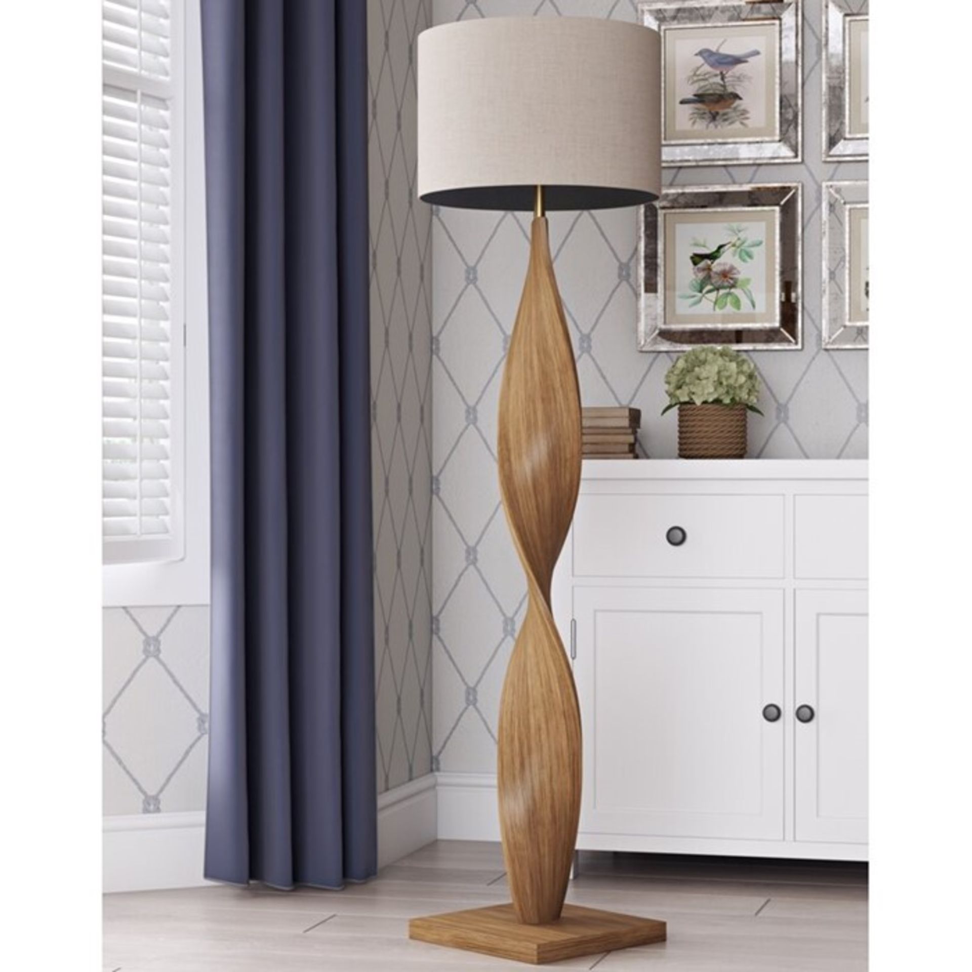 Three Posts Whiffletree 160cm Standard Floor Lamp (HQQ1446 - 14764/20) 1J