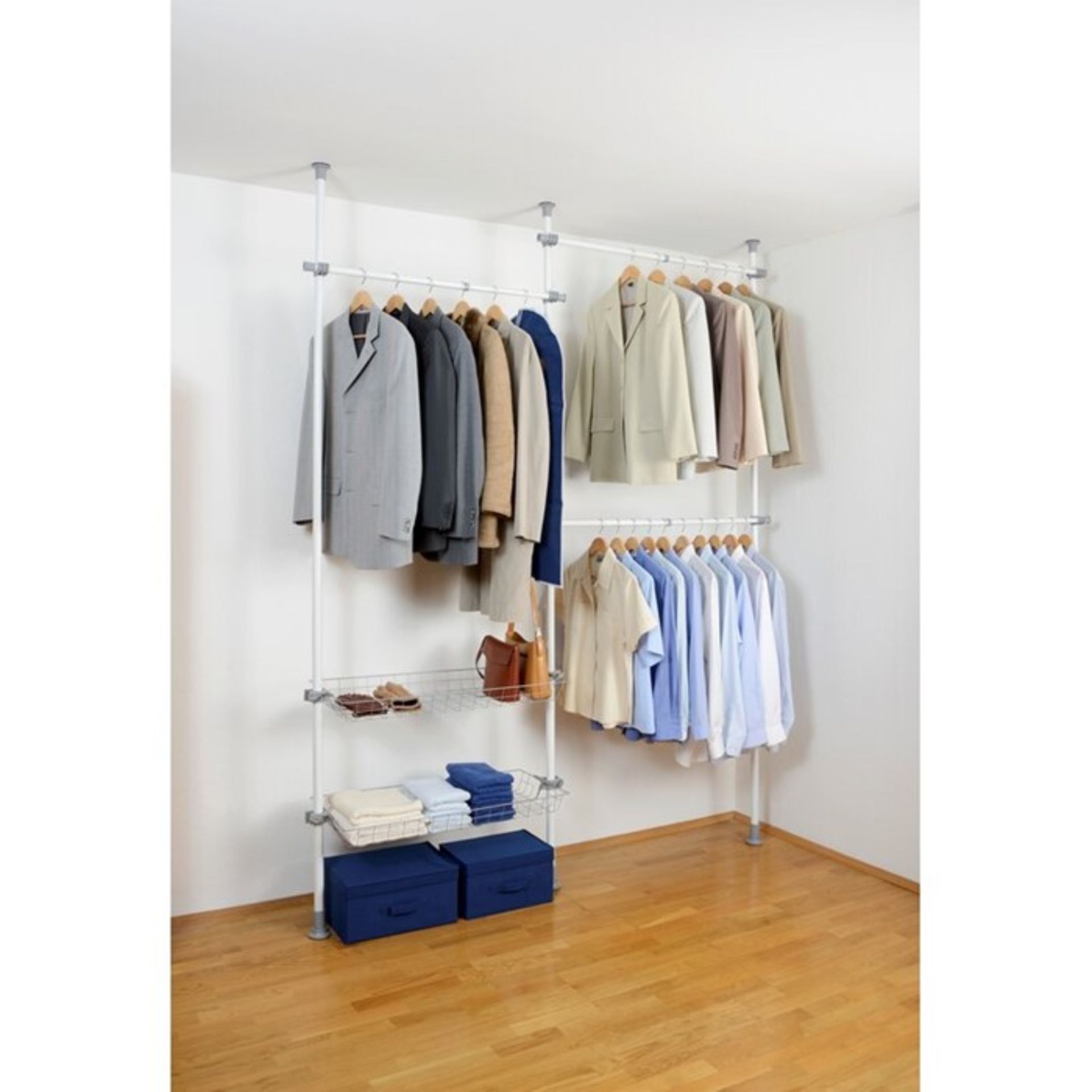 Wenko 215cm Wide Clothes Storage System ( XBRK1058#http:// XBRK1058# - 14729/33) 2I