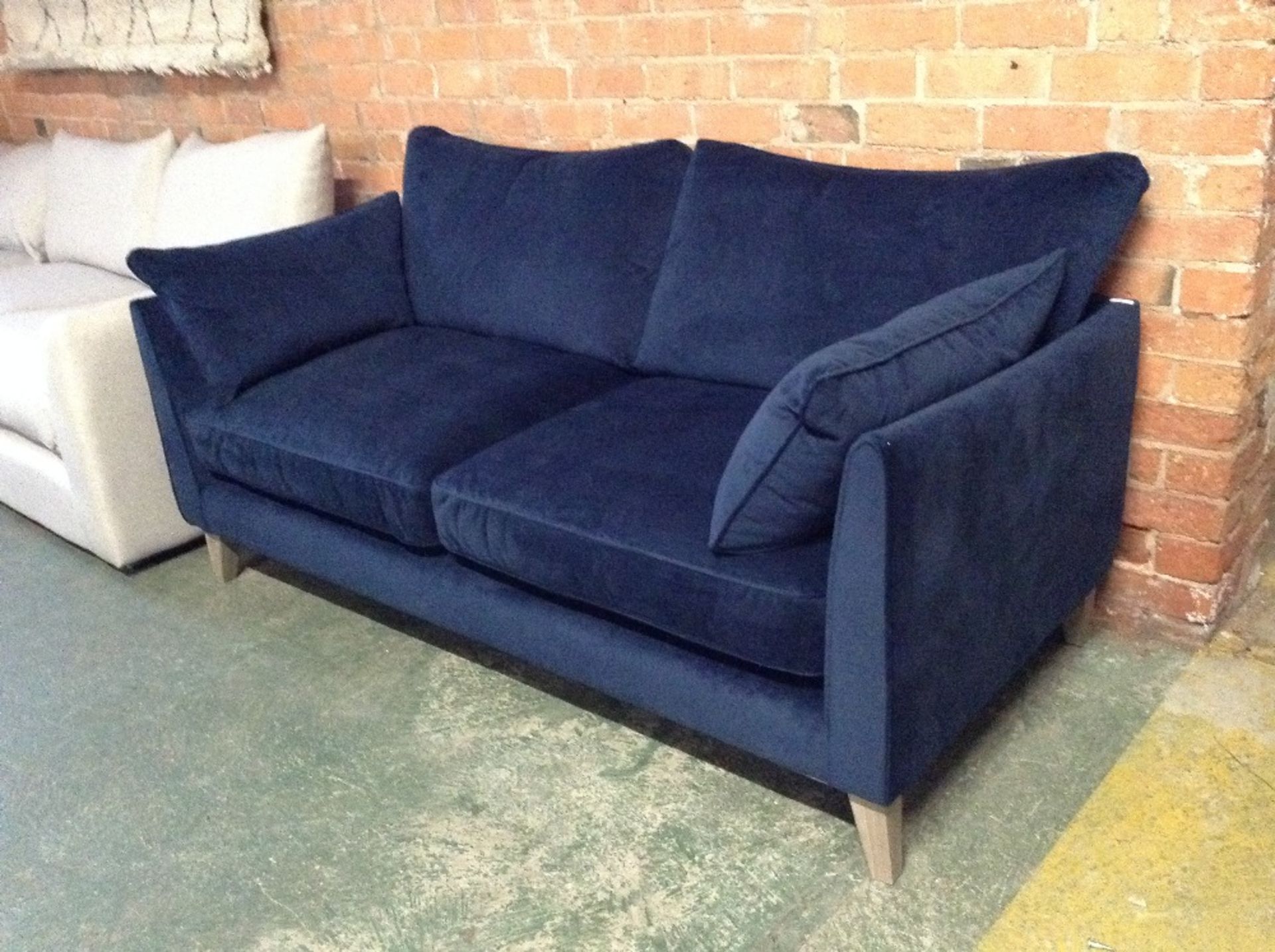 NAVY BLUE 3 SEATER SOFA