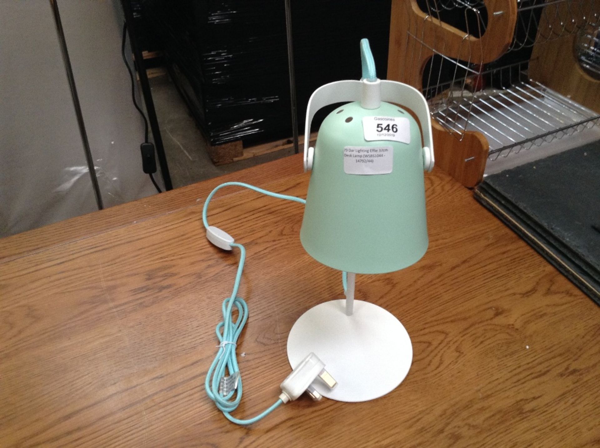 Dar Lighting Effie 37cm Desk Lamp (WSBS1044 - 1479