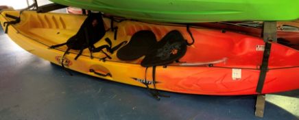 RTM Ocean Duo 3.7 Kayak, Yellow / Green, RRP £675. Collection Strictly 09:30 to 18:30 - Wednesday 20