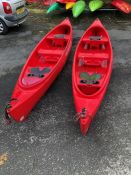 2no. Mad River Adventure Canoes, Used as Lotted. Collection Strictly 09:30 to 18:30 - Wednesday 20
