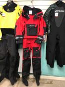 Typhoon PS330 - Xtreme Surface Immersion Suit, Red/Black, Size: S, RRP: £699.95. Collection Strictly