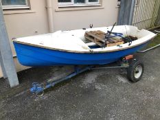 Boat & Trailer, Used as Lotted. Collection Strictly 09:30 to 18:30 - Wednesday 20 February 2019 from