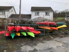 Scaffold Components to Form Boat Rack (Boats not included & Purchaser to Dismantle). Delayed