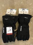 2no. Trek mates Chamonix Gloves, Size: L, Combined RRP: £70.00. Collection Strictly 09:30 to 18:30 -