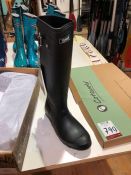 Cotswold Sandringham Black Wellington Boots, Size: 6, RRP: £30.00. Collection Strictly 09:30 to 18: