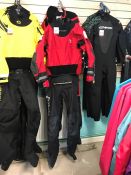 Typhoon Multisport 4 MS4 Drysuit, Red/Black, Size: L/M, RRP: £529.95. Collection Strictly 09:30 to