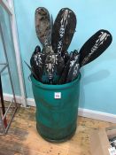 Quantity of Used Paddles to Drum as Lotted